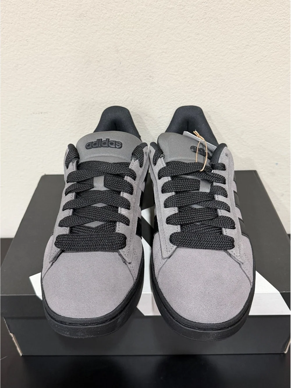 Size 9 - Adidas Grand Court Alpha 00s “Charcoal Black”